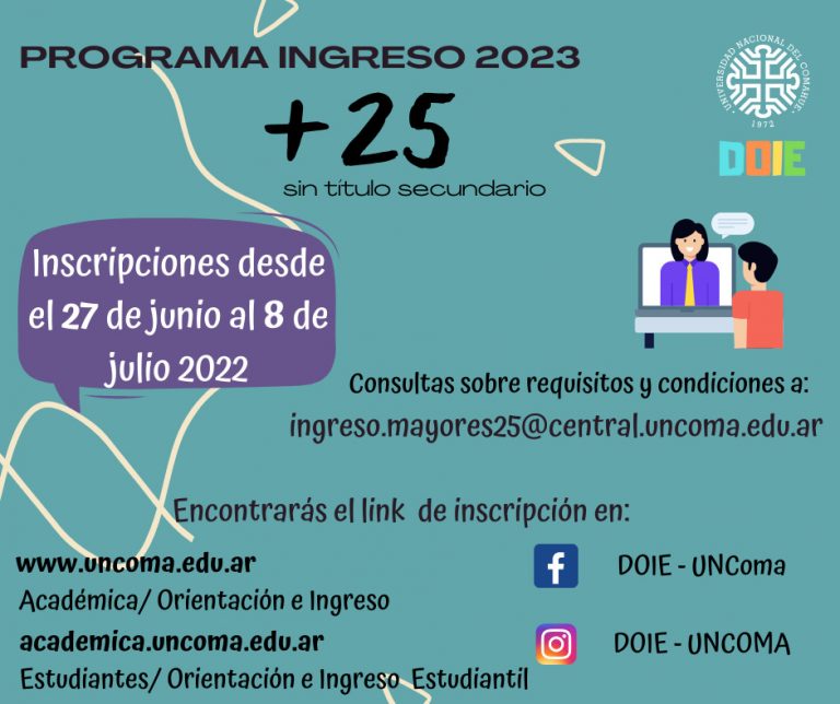 Programa ingreso 2023