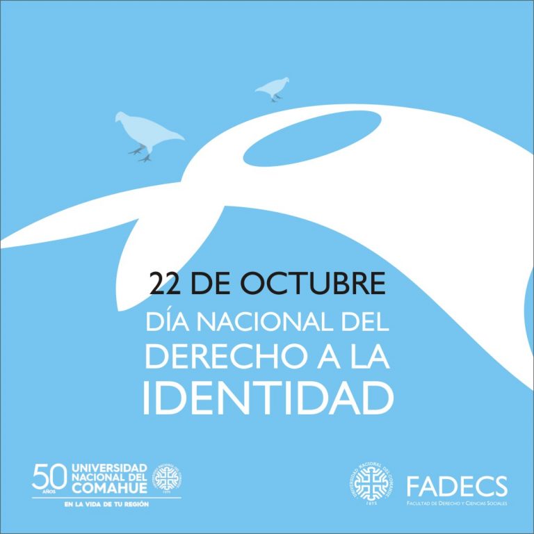 22 OCTUBRE DÍA NACIONAL DEL DERECHO A LA IDENTIDAD