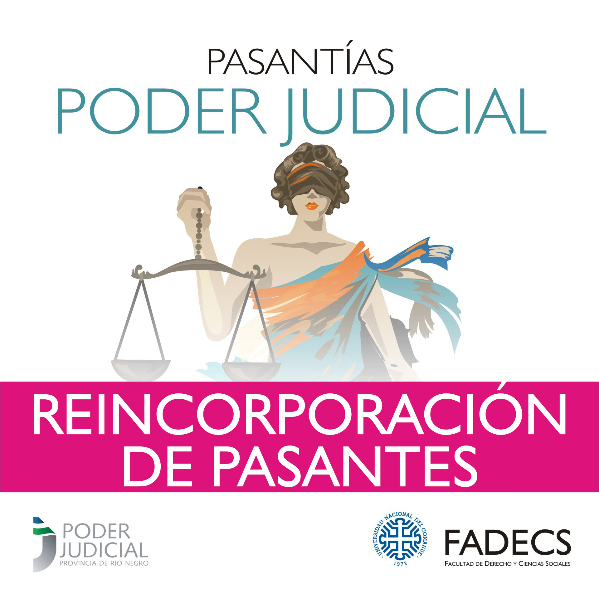 REINCORPORACIÓN DE PASANTES AL PODER JUDICIAL