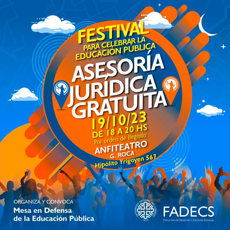 ASESORÍA JURÍDICA GRATUITA DURANTE EL FESTIVAL POR LA EDUCACIÓN PÚBLICA