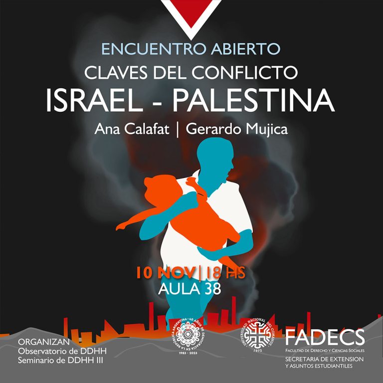 ENCUENTRO PARA ANALIZAR LAS CLAVES DEL CONFLICTO ISRAEL - PALESTINA