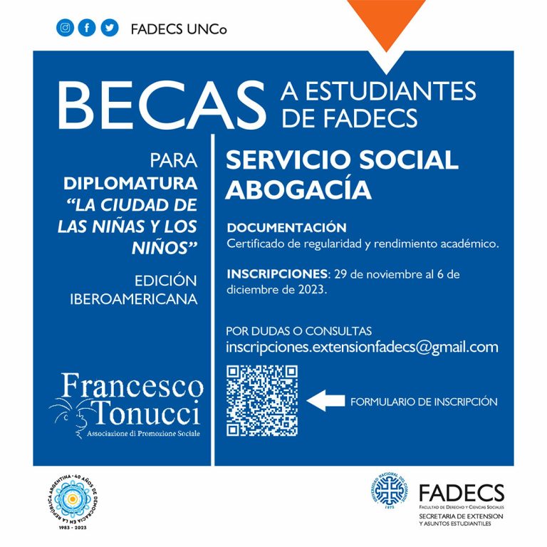 BECAS PARA LA DIPLOMATURA “LA CIUDAD DE LAS NIÑAS Y LOS NIÑOS” EDICIÓN IBEROAMERICANA