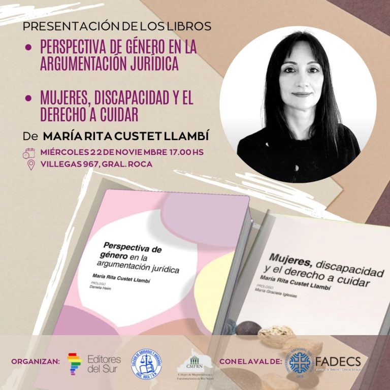 PRESENTAN LIBROS DE DERECHO CON PERSPECTIVA FEMINISTA