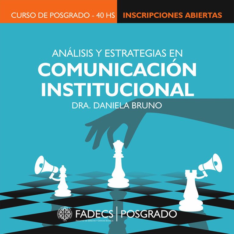 CURSO DE POSGRADO: Análisis y estrategias comunicacionales - INSCRIPCIONES ABIERTAS