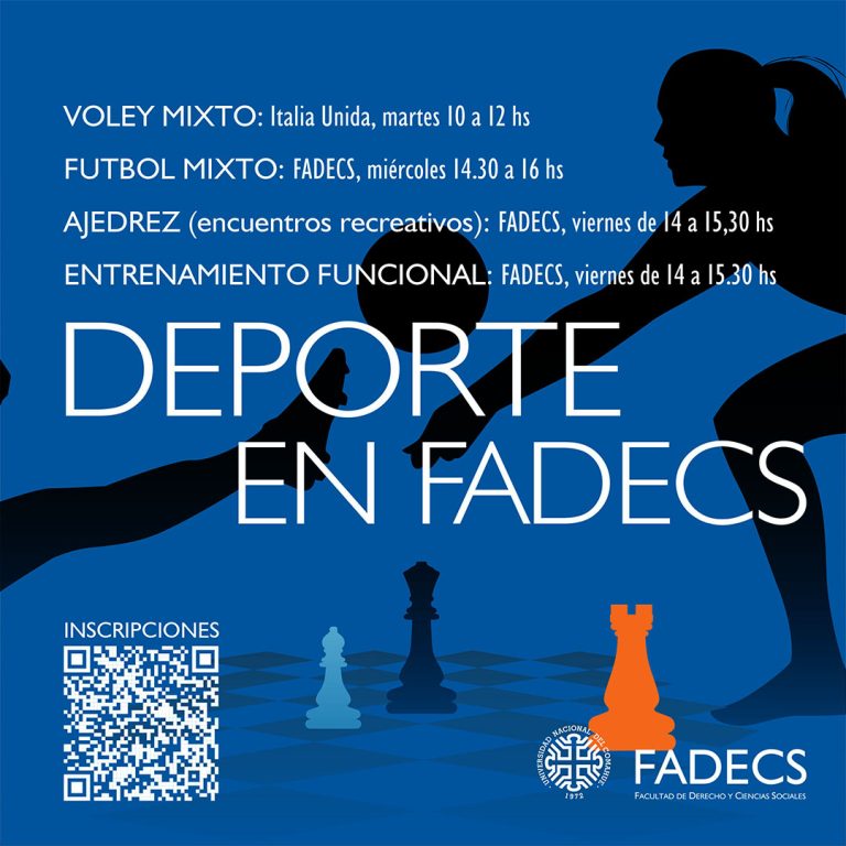 ACTIVIDADES DEPORTIVAS DE SEPTIEMBRE EN FADECS