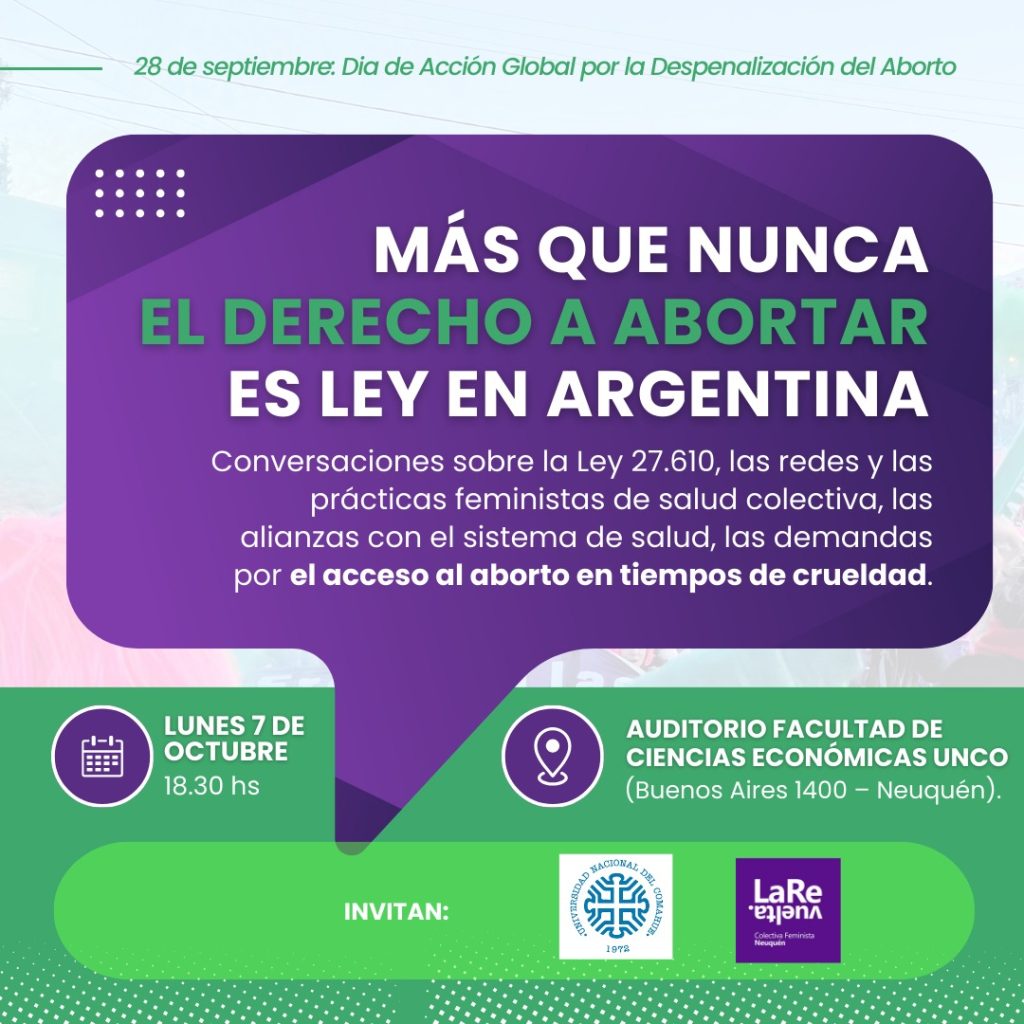 PRESENTACIÓN DE LA INVESTIGACIÓN ¨SOCORRISTAS EN RED. SOPORTE COMUNITARIO A LA AUTOGESTIÓN DEL ABORTO EN LA ARGENTINA¨