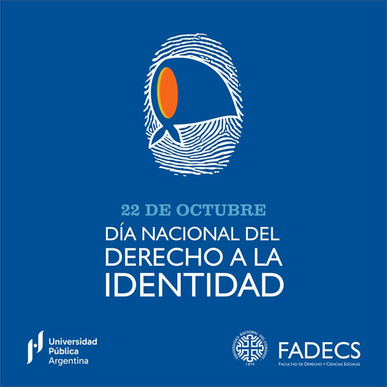 22 OCTUBRE DÍA NACIONAL DEL DERECHO A LA IDENTIDAD