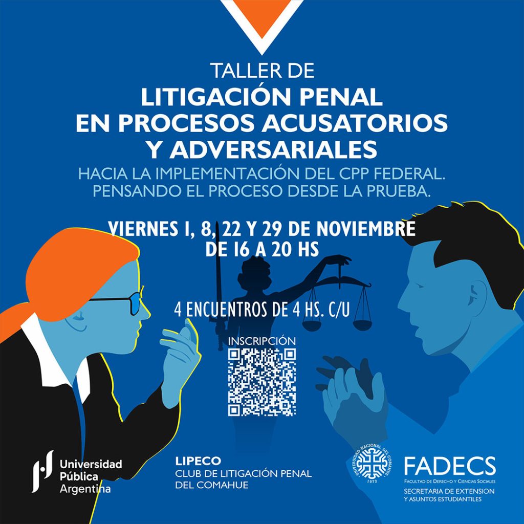 TALLER DE LITIGACIÓN PENAL EN PROCESOS ACUSATORIOS Y ADVERSARIALES