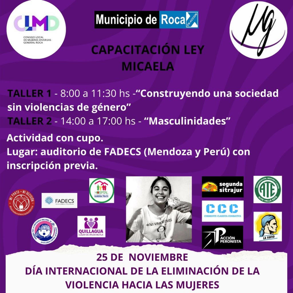 ACTIVIDAD POR EL DÍA INTERNACIONAL DE LA ELIMINACIÓN DE LA VIOLENCIA CONTRA LAS MUJERES