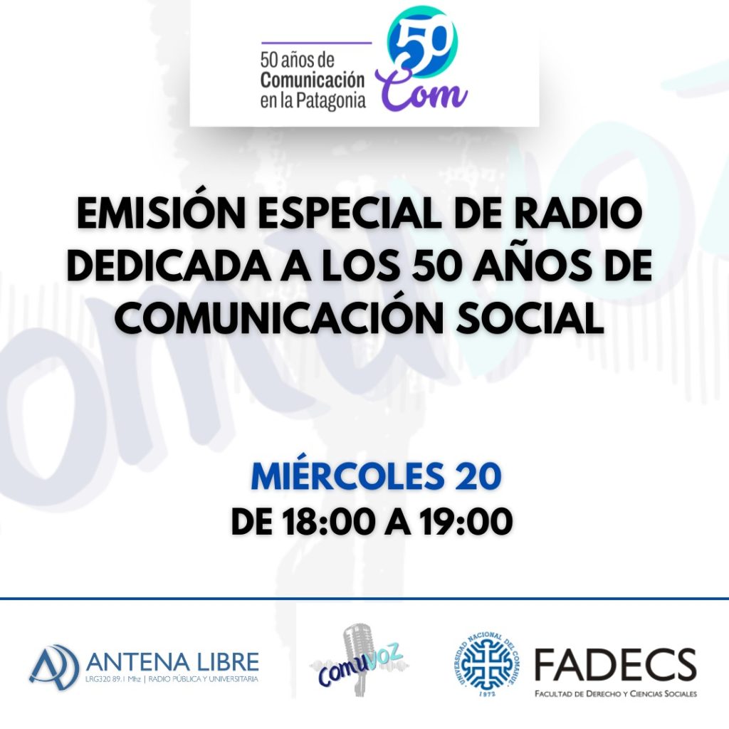 COMUNICACIÓN SOCIAL CUMPLE 50 AÑOS