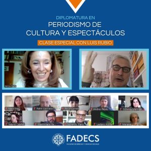 CONTINUAMOS CON ACTIVIDADES DE LUJO EN LA DIPLOMATURA EN PERIODISMO DE CULTURA Y ESPECTÁCULOS