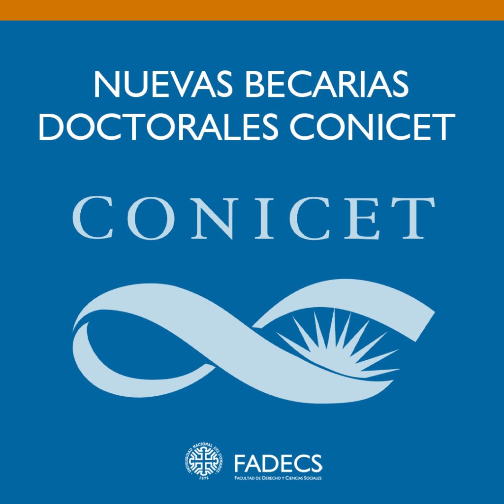 NUEVAS BECARIAS DOCTORALES CONICET