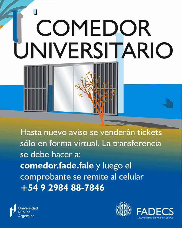 INFORMACIÓN IMPORTANTE DEL COMEDOR DE FADECS-FADEL