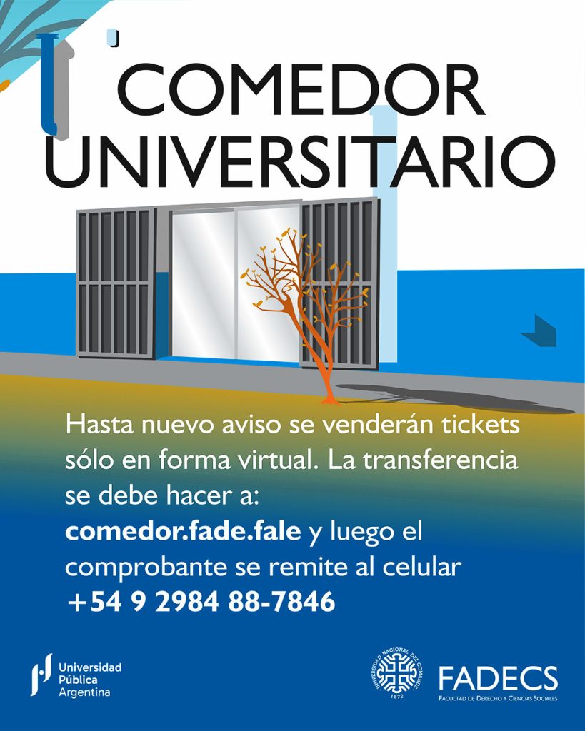INFORMACIÓN IMPORTANTE DEL COMEDOR DE FADECS-FADEL