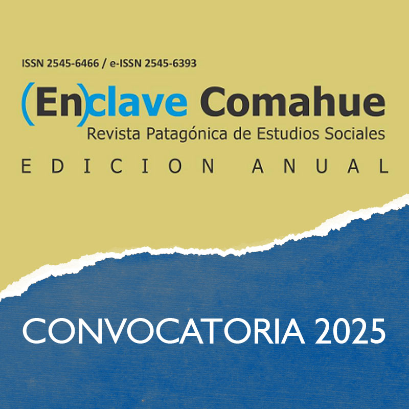 CONVOCATORIA 2025 (EN)CLAVE COMAHUE