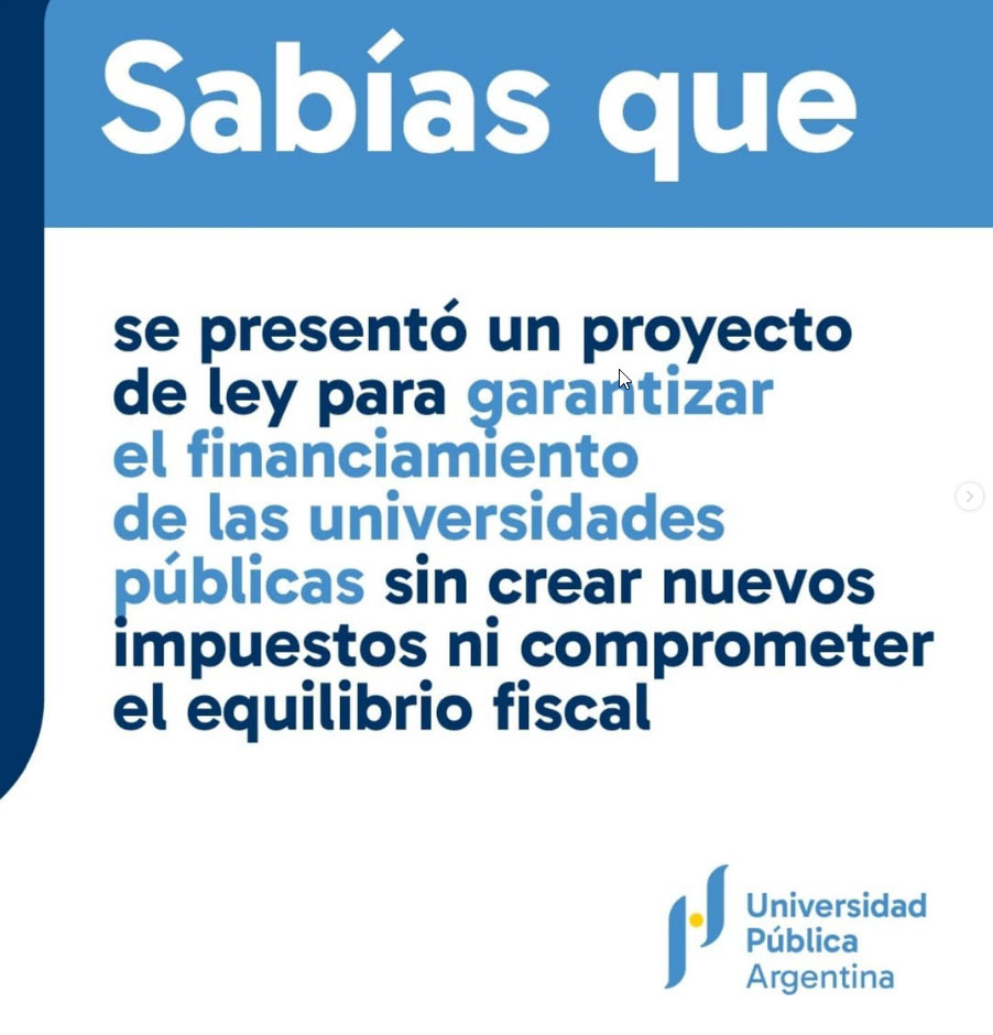 PRESENTARON NUEVO PROYECTO DE LEY DE FINANCIAMIENTO DE LA EDUCACIÓN UNIVERSITARIA