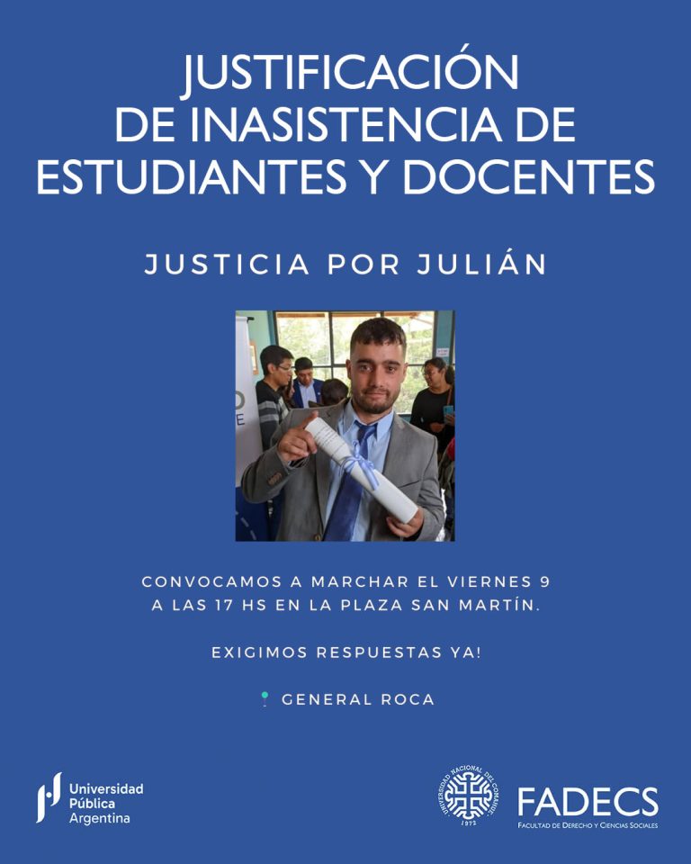 LA FADECS MARCHA POR PEDIDO DE JUSTICIA