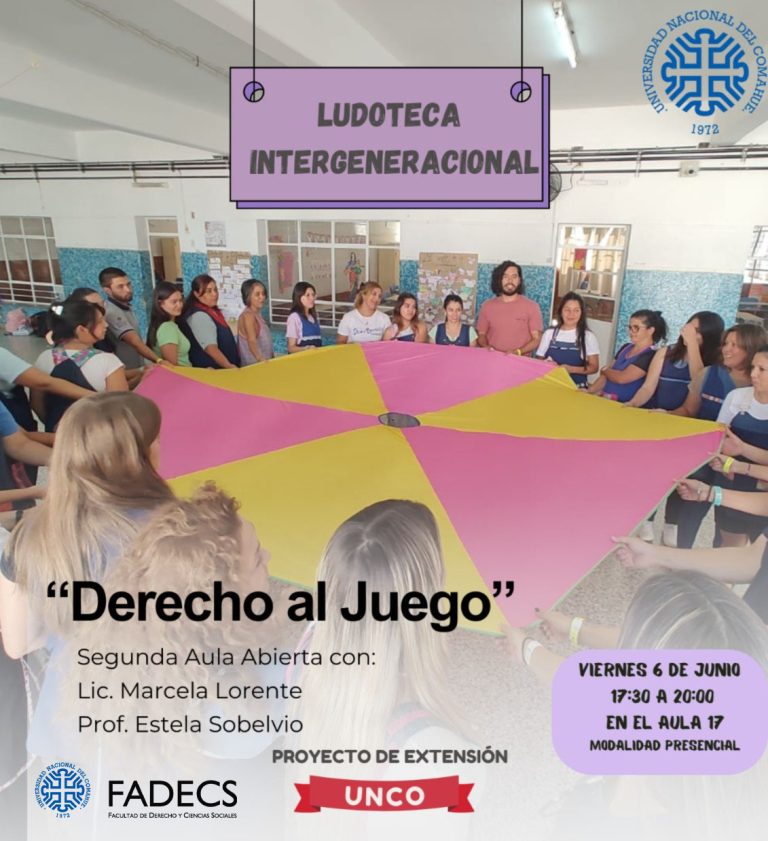 SEGUNDA AULA ABIERTA SOBRE EL DERECHO AL JUEGO
