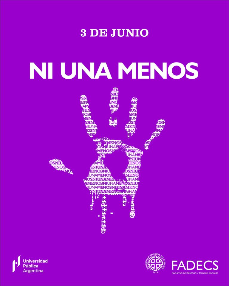 3 DE JUNIO, NI UNA MENOS