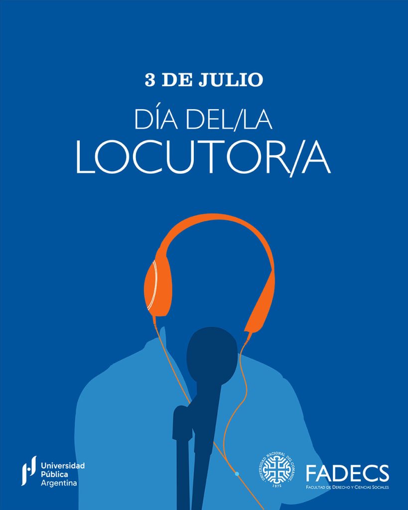 3 DE JULIO DÍA DEL/LA LOCUTOR/A