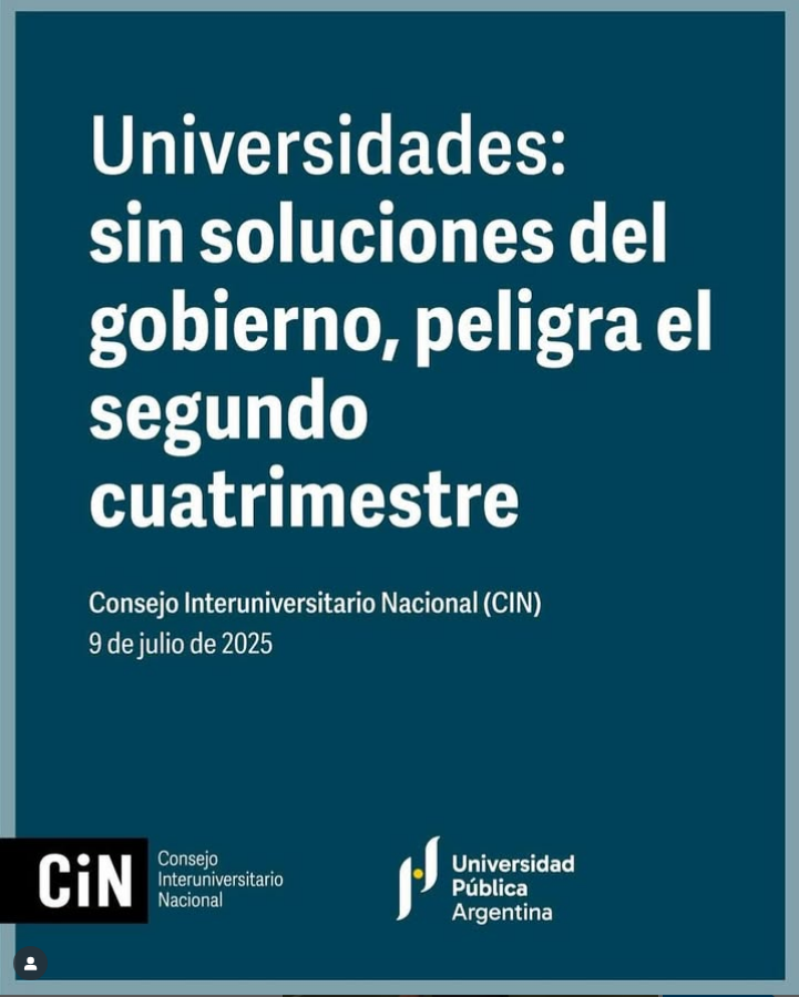 UNIVERSIDADES: SIN SOLUCIONES DEL GOBIERNO, PELIGRA EL SEGUNDO CUATRIMESTRE