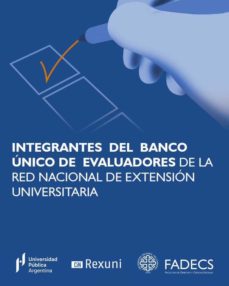 LA UNCO DESIGNÓ A LOS INTEGRANTES DEL BANCO DE EVALUADORES DE REXUNI