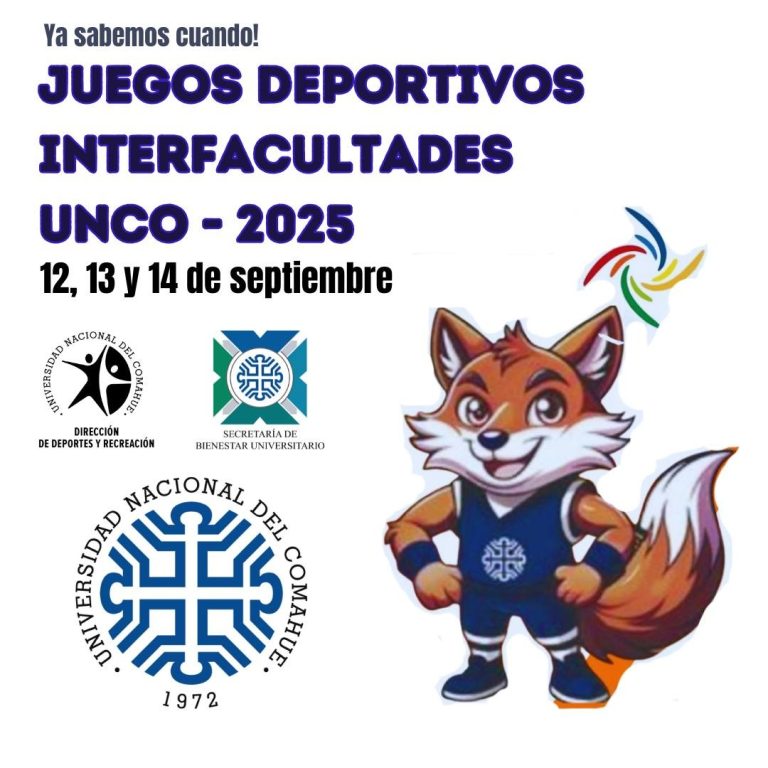 ¡¡¡TODAVÍA HAY CUPOS DISPONIBLES PARA LOS JUEGOS DEPORTIVOS UNIVERSITARIOS!!!