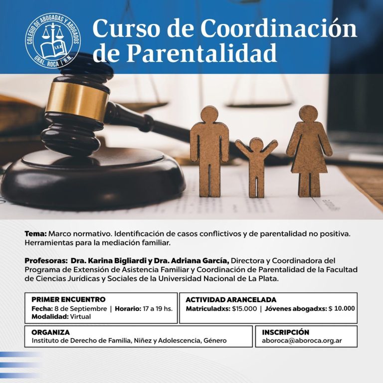 CURSO DE COORDINACIÓN DE PARENTALIDAD - 1º ENCUENTRO VIRTUAL