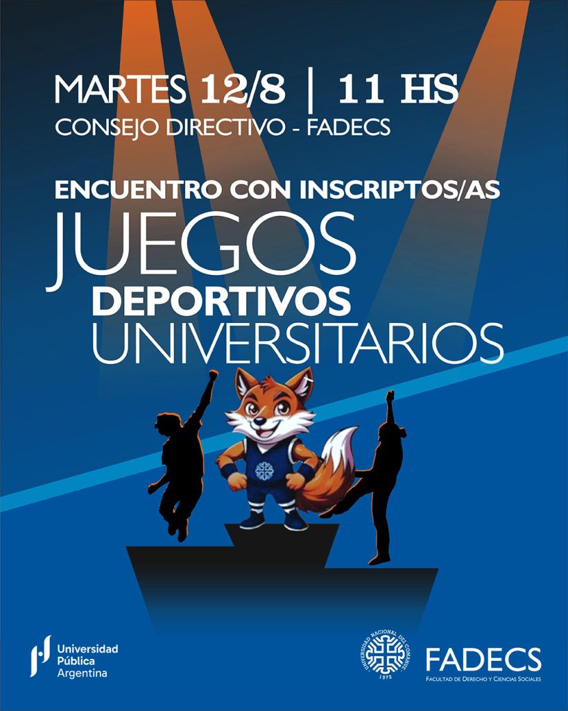 ENCUENTRO POR LOS JUEGOS DEPORTIVOS UNIVERSITARIOS DE FADECS