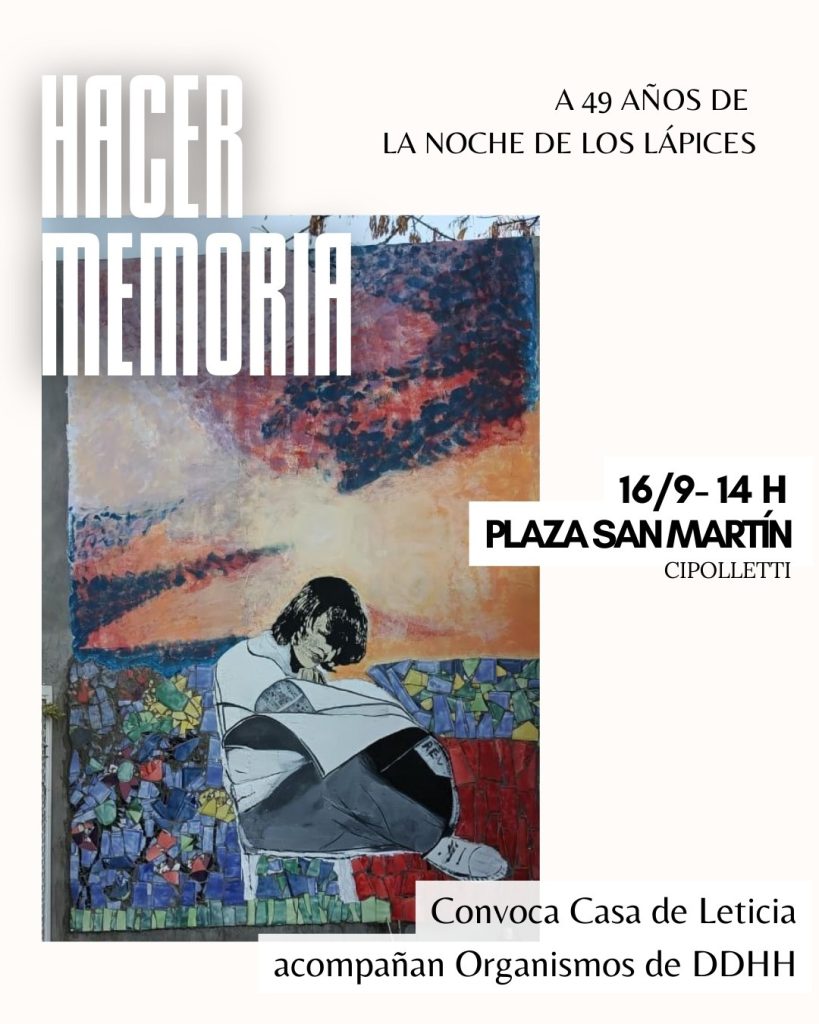 49 AÑOS DE LA NOCHE DE LOS LÁPICES
