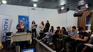 VOCES EN RED, ENCUENTRO CON DAVID EVANS PARA FORTALECER INGLÉS Y ALFABETIZACIÓN DIGITAL