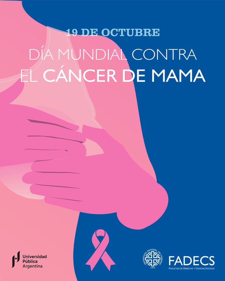 19 OCTUBRE | DÍA MUNDIAL CONTRA EL CÁNCER DE MAMA