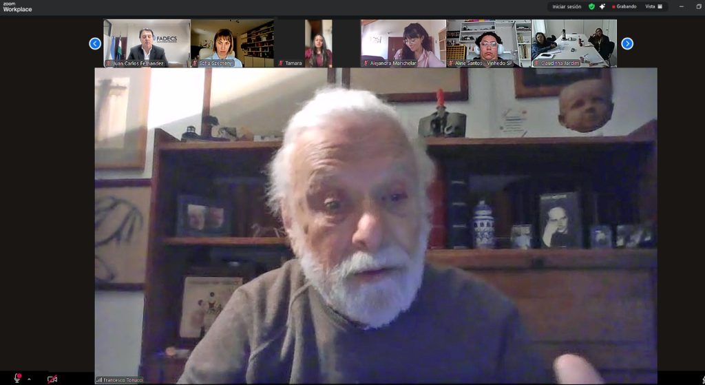 Tonucci impulsa cambio de paradigma urbano DÉCIMA EDICIÓN DE LA DIPLOMATURA DE EXTENSIÓN “LA CIUDAD DE LAS NIÑAS Y NIÑOS”