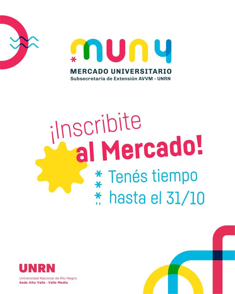 SE VIENE LA NUEVA EDICIÓN DE MERCADO UNIVERSITARIO DE LA UNRN