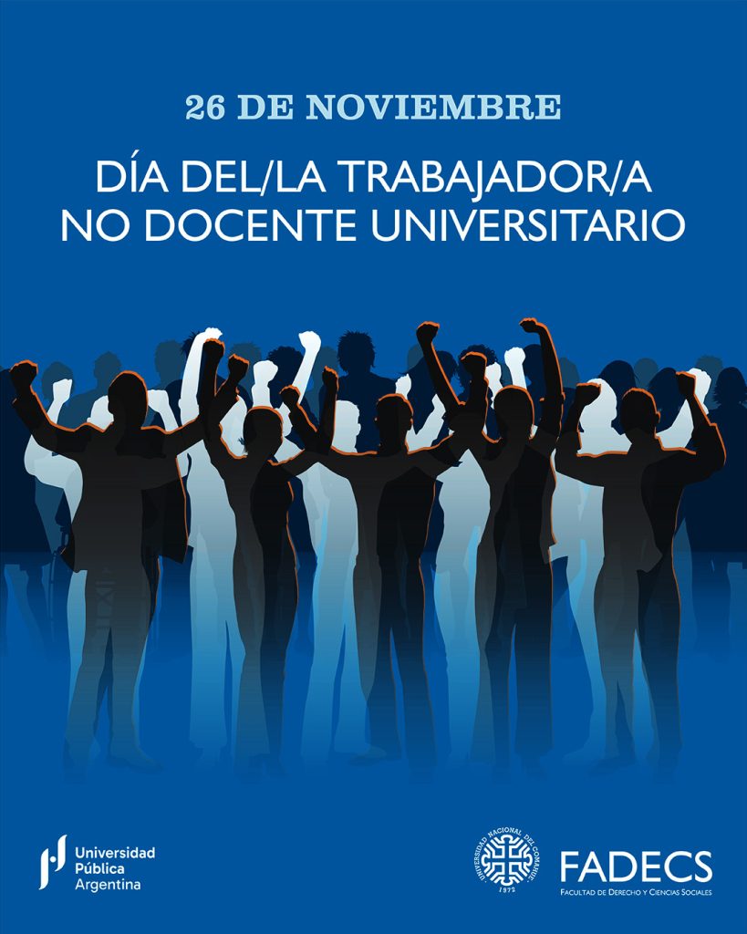 26 DE NOVIEMBRE | DÍA DEL TRABAJADOR NODOCENTE UNIVERSITARIO
