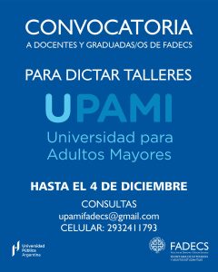 UPAMI talleres 2025