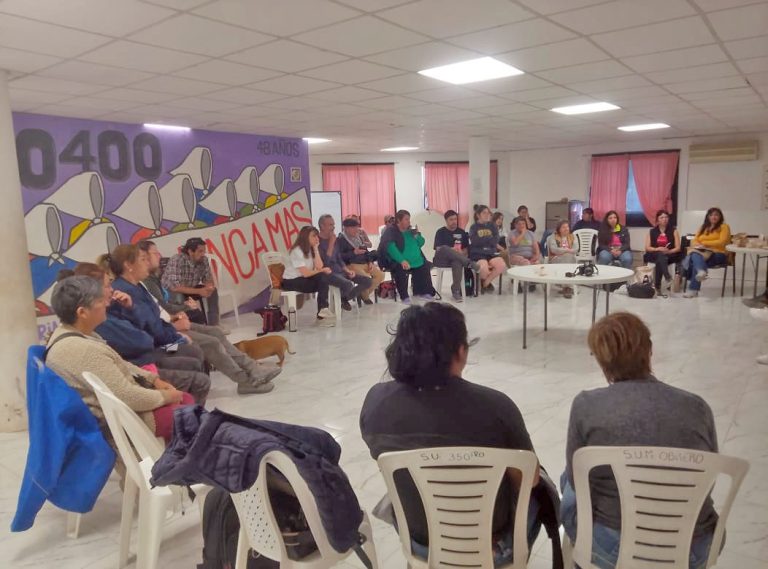 TRABAJO SOCIAL, PRESENTE EN EL ENCUENTRO CON ADRIANA METZ, HERMANA DE NIETO 140