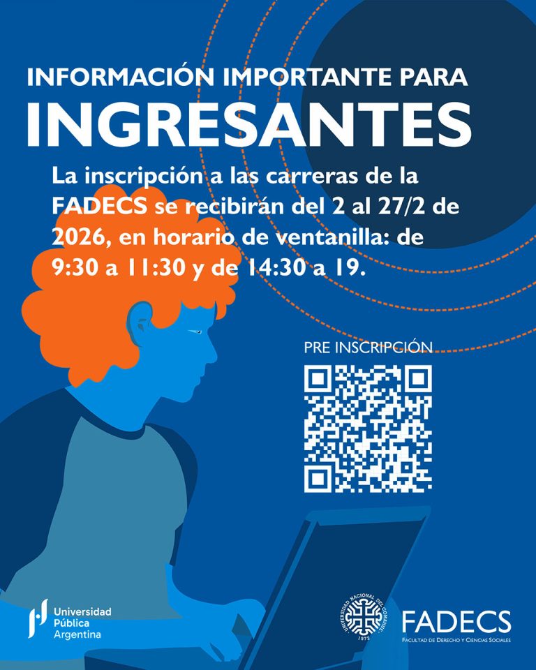 INFORMACIÓN PARA INGRESANTES