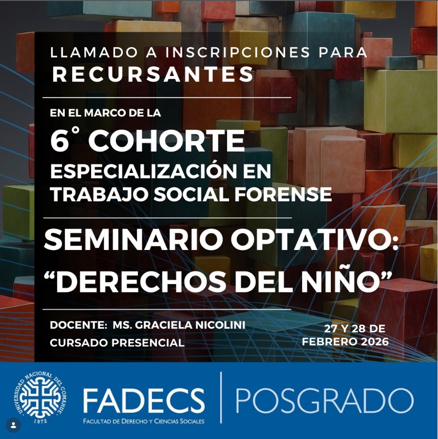 LLAMADO A INSCRIPCIONES PARA RECURSANTES