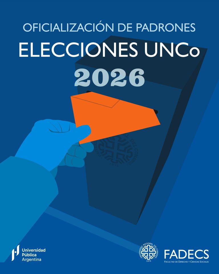 Elecciones UNCo 2026 PADRONES OFICIALIZADOS DE LA FADECS