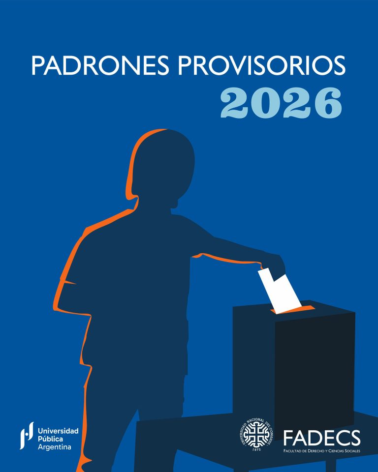 padrones provisorios de la Facultad de Derecho y Ciencias Sociales