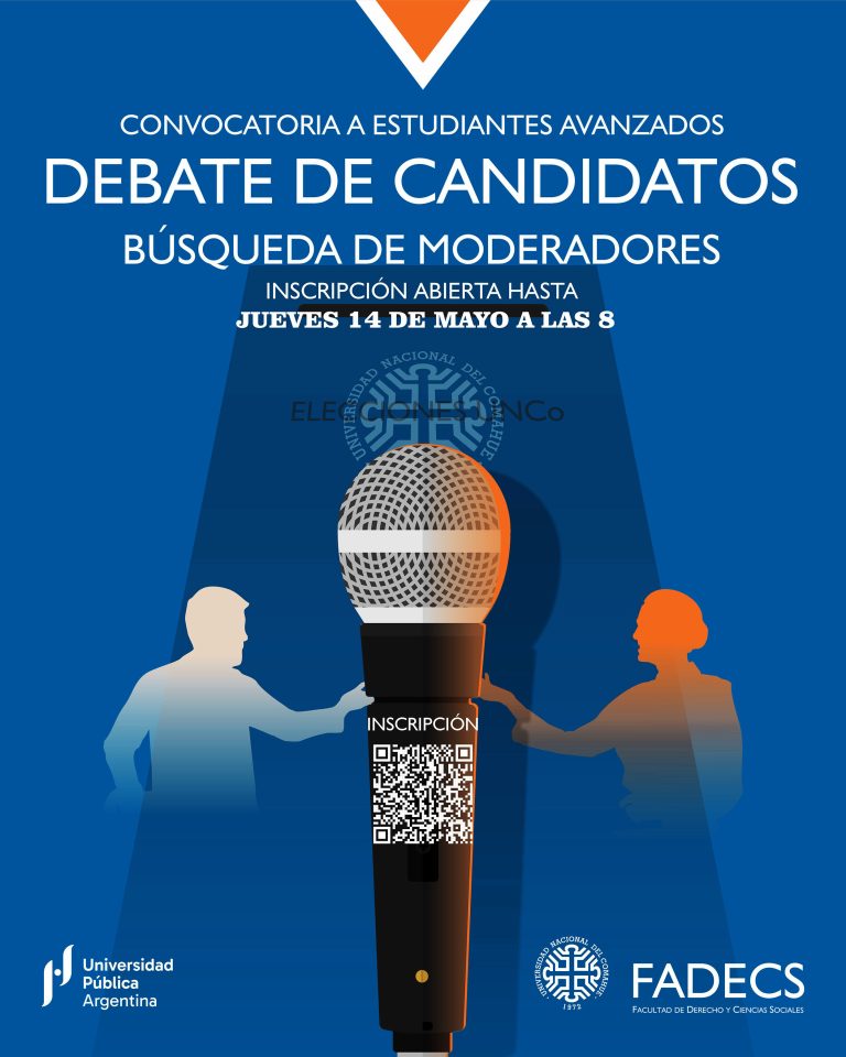 Estudiantes avanzados de la FADECS CONVOCATORIA PARA MODERAR DEBATE DE CANDIDATOS y LOS CANDIDATOS A DECANO Y VICE DE FADECS DEBATEN SUS PROPUESTAS