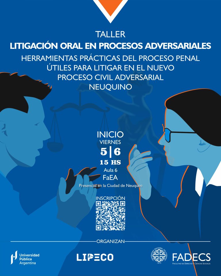 TALLER DE LITIGACIÓN ORAL EN PROCESOS ADVERSARIALES: