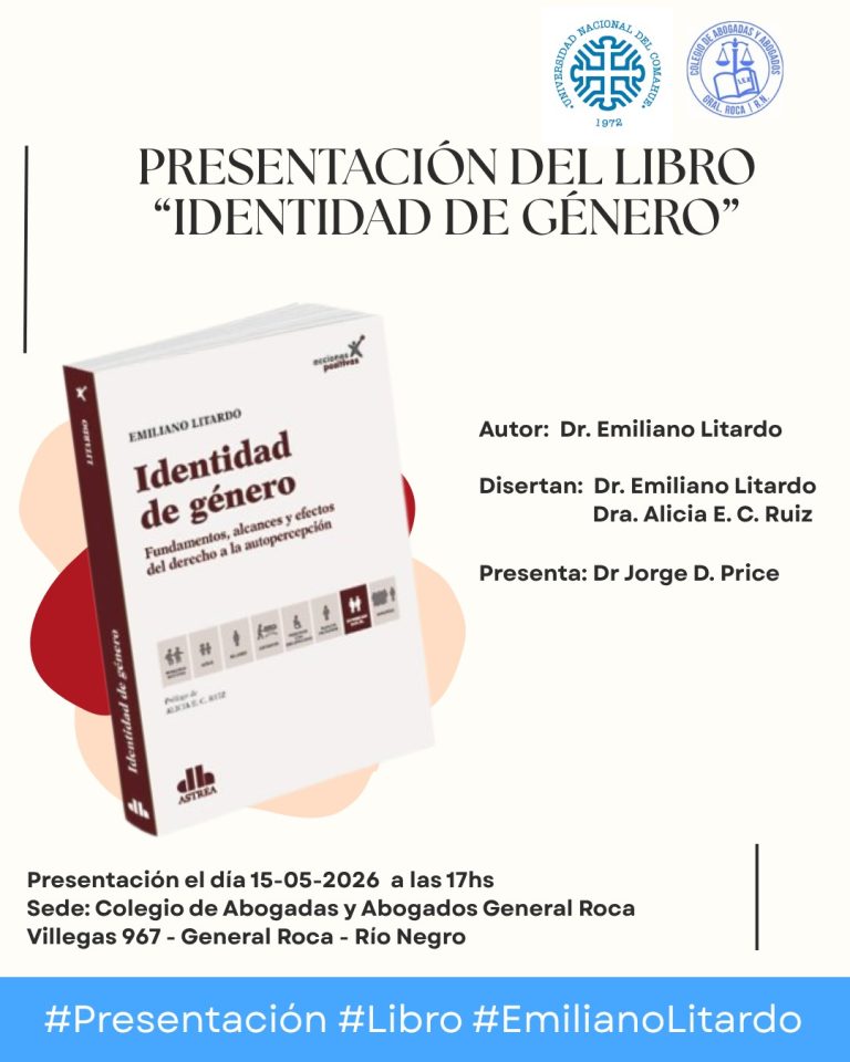 PRESENTACIÓN DEL LIBRO "IDENTIDAD DE GÉNERO"