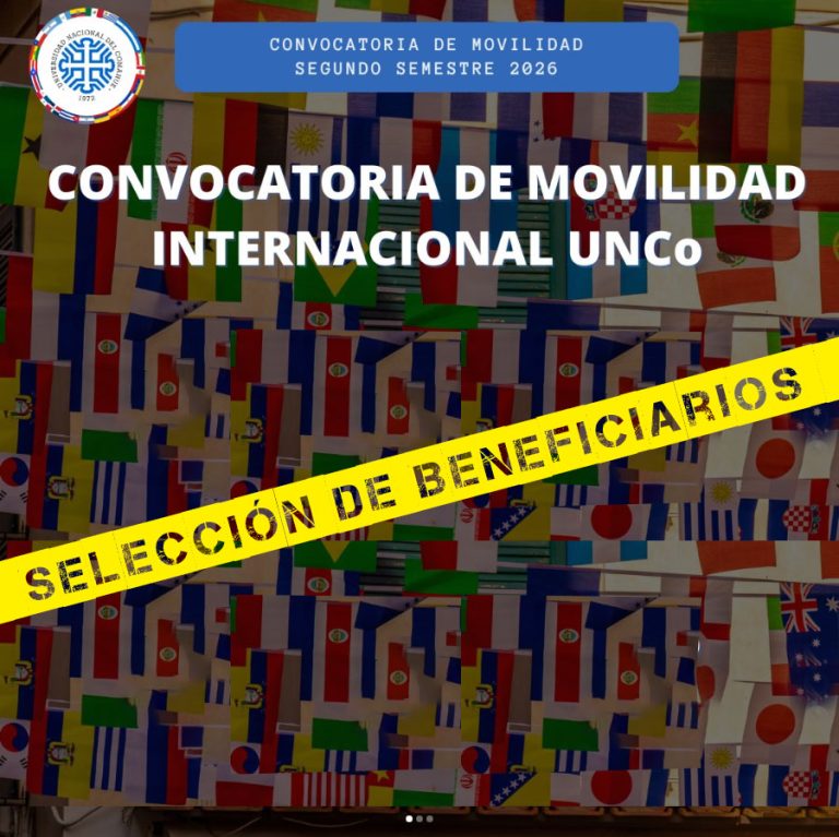SELECCIÓN DE BENEFICIARIOS - CONVOCATORIA DE MOVILIDAD INTERNACIONAL