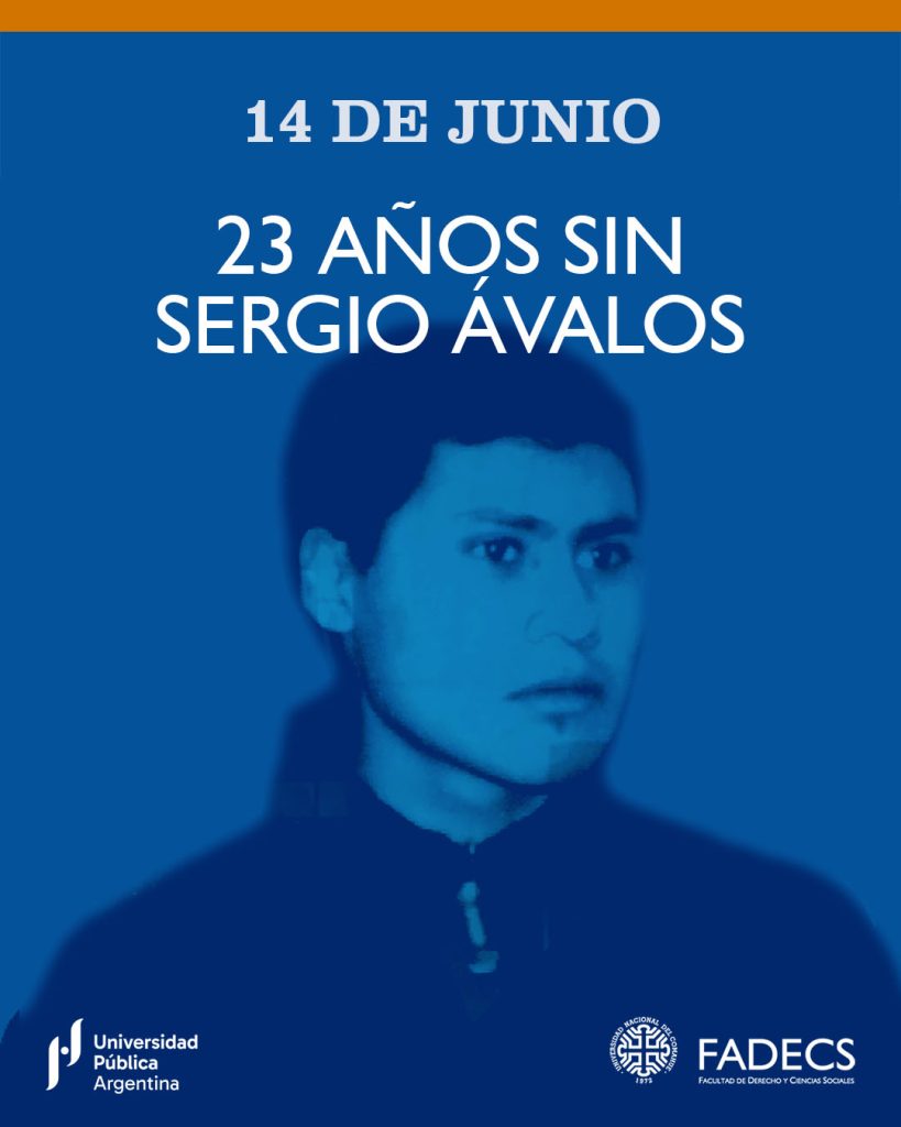 SERGIO ÁVALOS, A 23 AÑOS DE SU DESAPARICIÓN