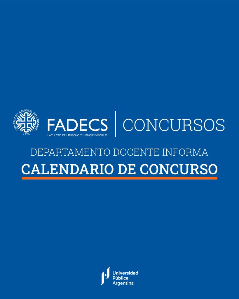 CALENDARIO DE CONCURSO