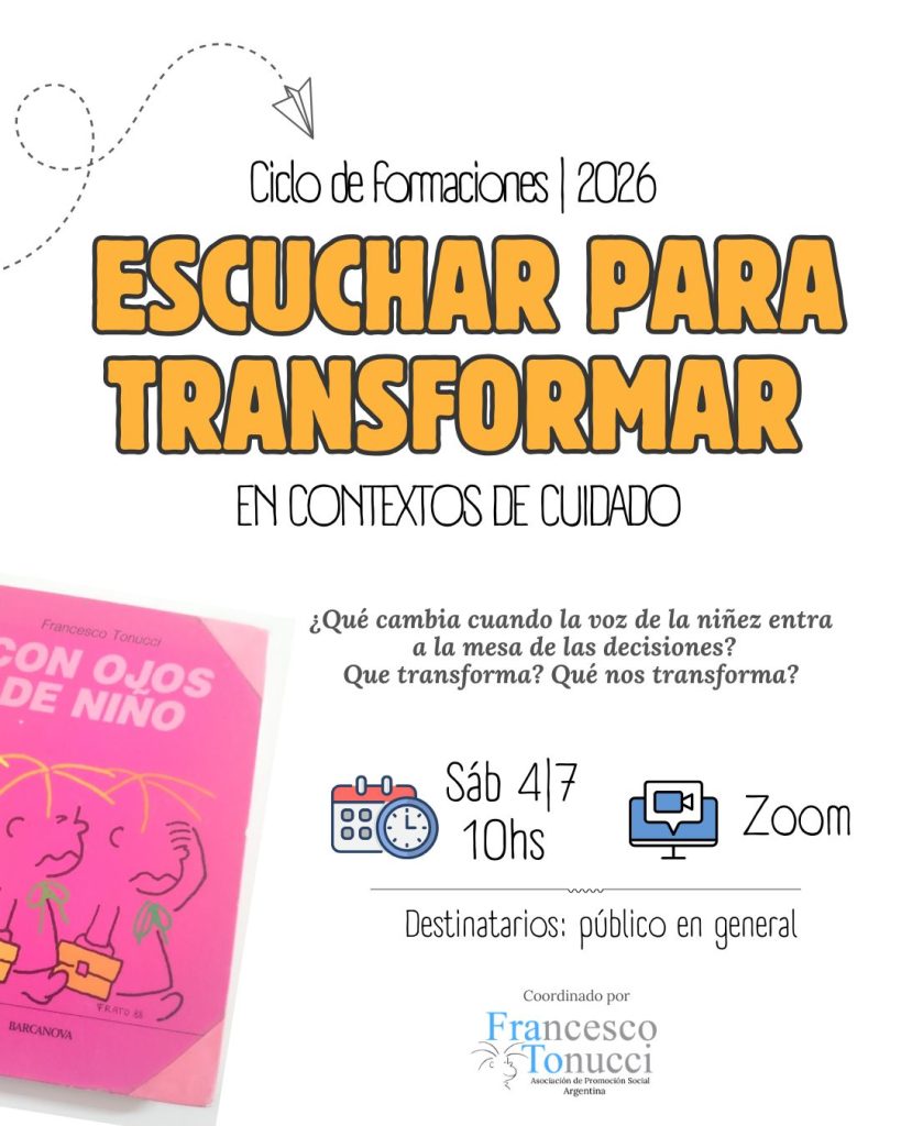 NUEVO TALLER: “ESCUCHAR PARA TRANSFORMAR EN CONTEXTOS DE CUIDADO”