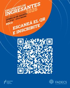 ENCUENTRO DE INGRESANTES 2026 DE LA FADECS