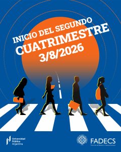 INICIO SEGUNDO CUATRIMESTRE 2026: 3/8/2026